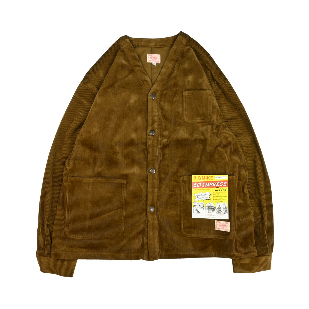 BIGMIKE,ビッグマイク,コーデュロイジャケット,メンズ