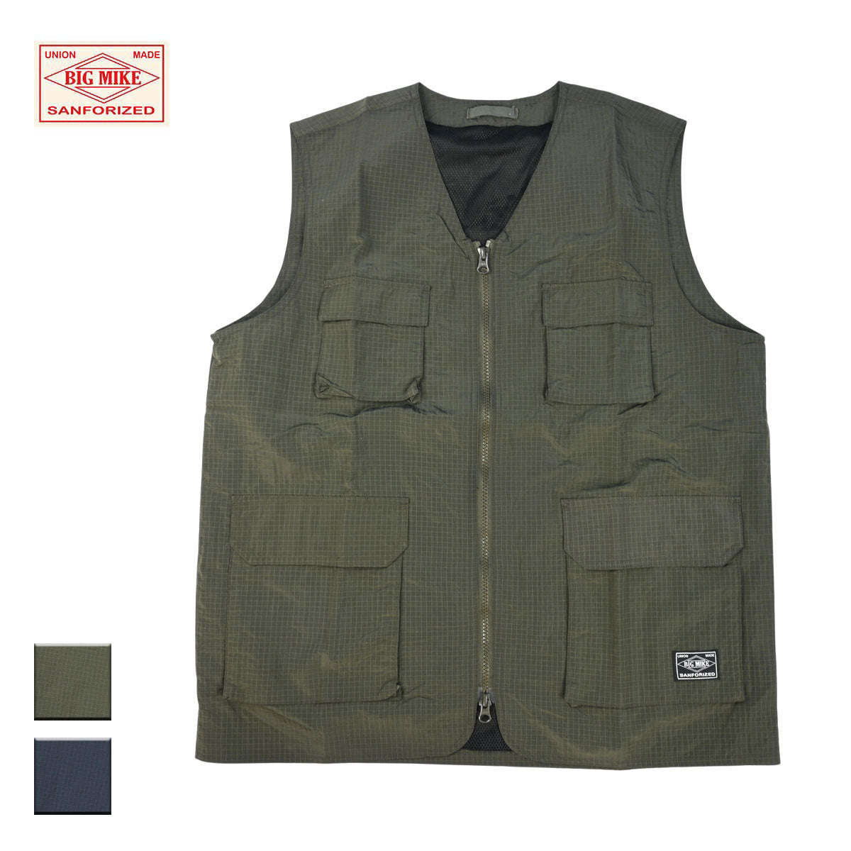 BIG MIKE ビッグマイク Nylon Rip Fatigue Vest – Blueism