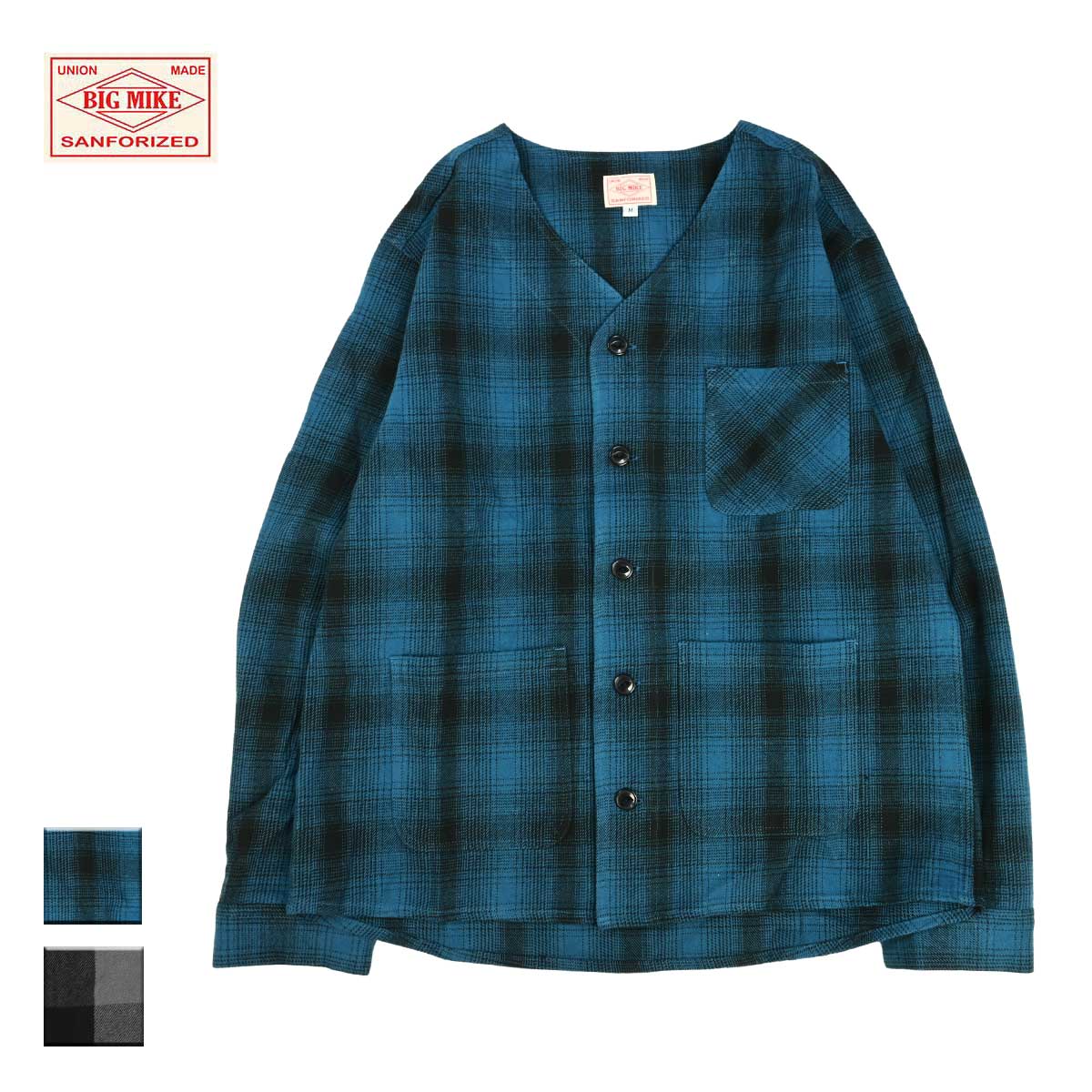 BIG MIKE ビッグマイク Heavy Flannel Cardigan – Blueism