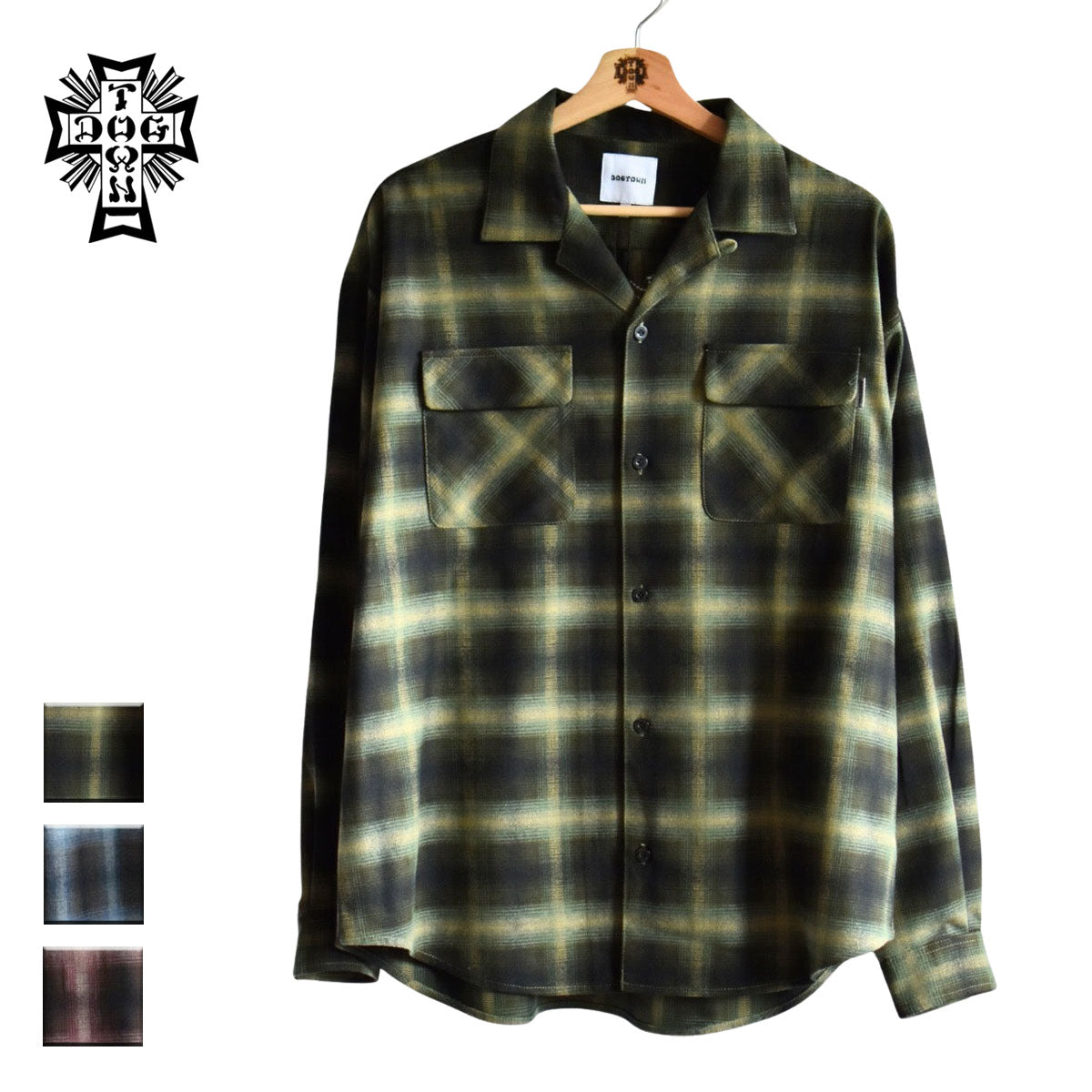 DOGTOWN ドッグタウン DT WOOL CHECK SHIRTS – Blueism