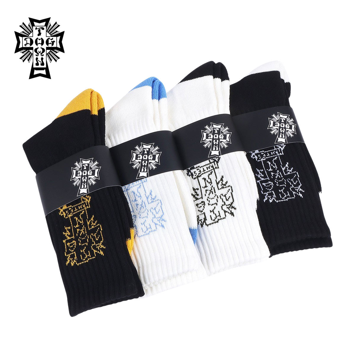 DOGTOWN ドッグタウン GONZ LOGO crew socks – Blueism