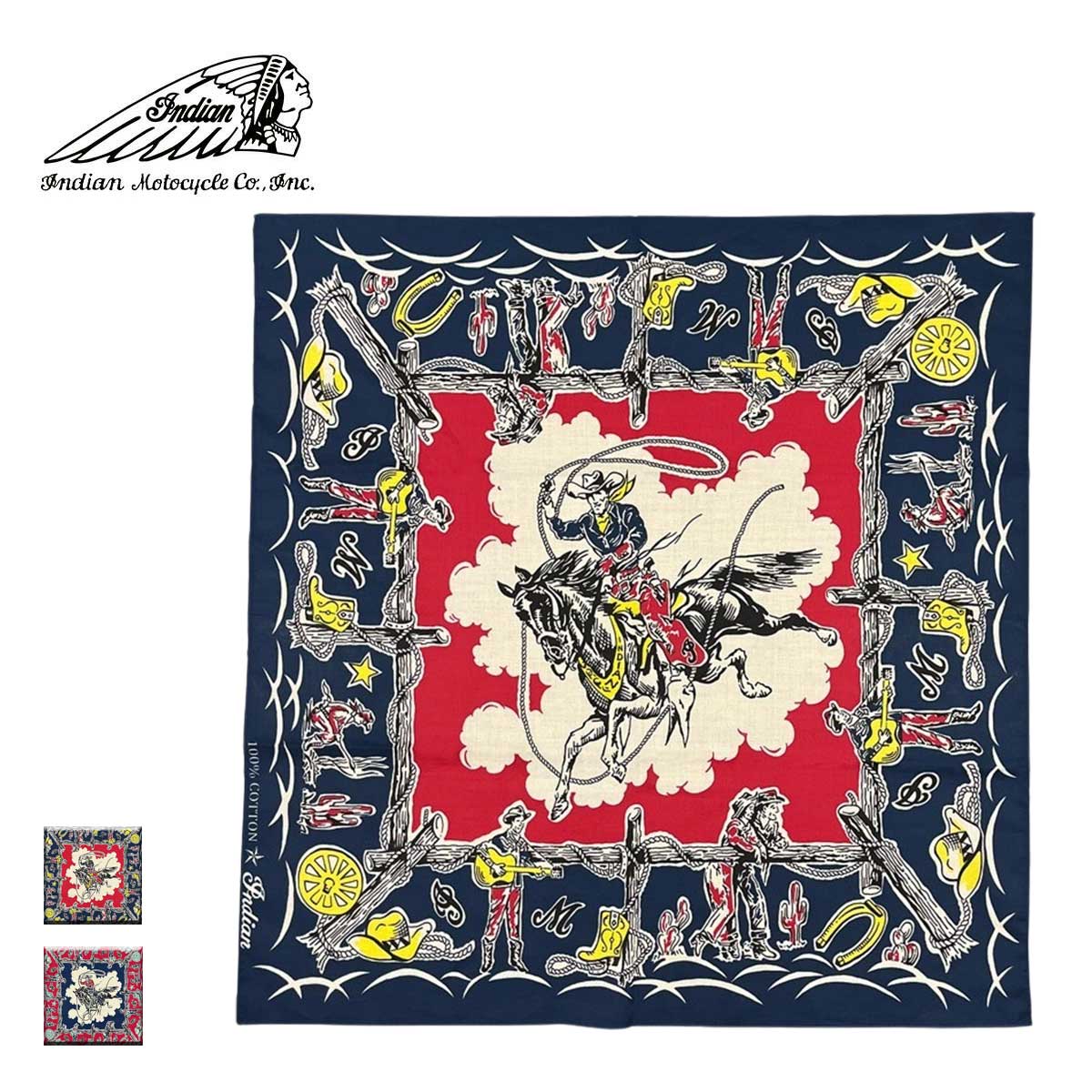 Indian インディアン BANDANA SCARF COWBOY – Blueism