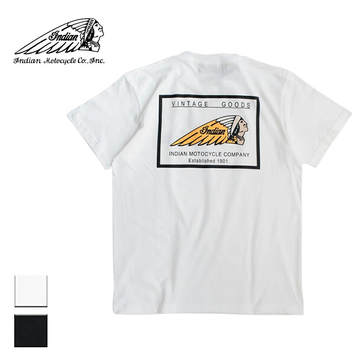 Indian インディアン Indian Basic S/S T-shirt Vintage Goods