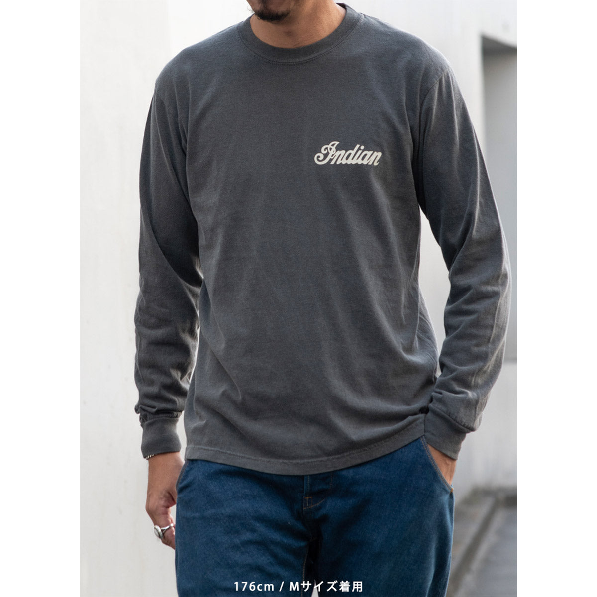 Indian,インディアン,ロングTシャツ,メンズ,レディース