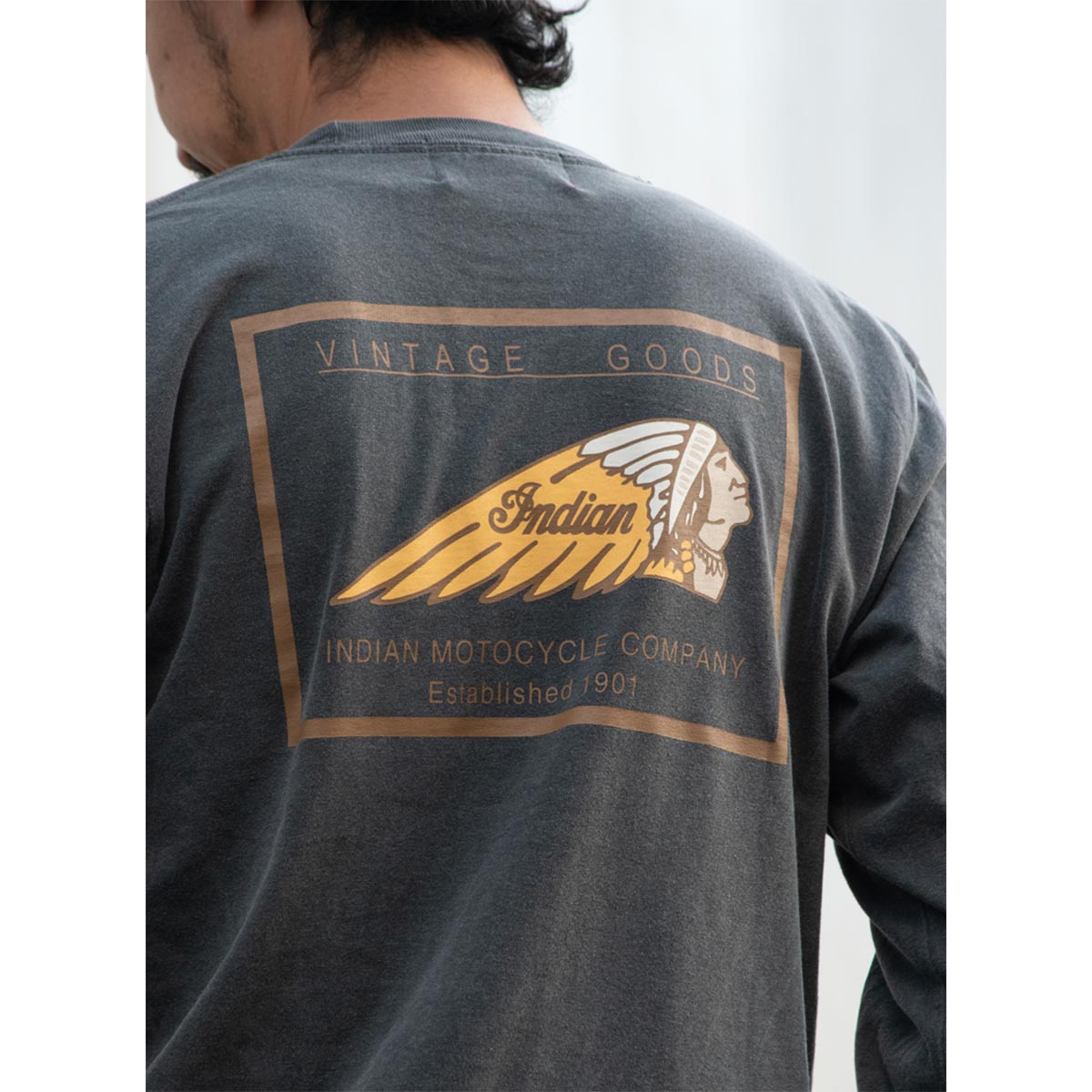 Indian,インディアン,ロングTシャツ,メンズ,レディース