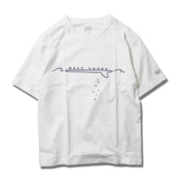 WESTSHOREウエストショアPRINTEDTEESURFメンズ/レディースホワイト/ネイビーS-L