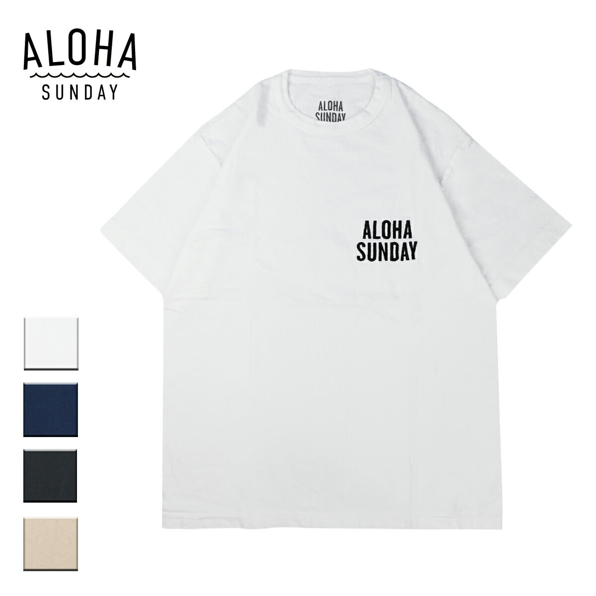 ■ALOHA SUNDAY■アロハ・サンデー スエット 黒(L) ★HULA HOLIC