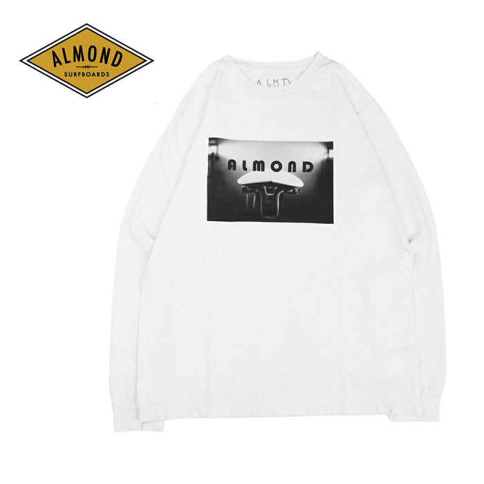 AlmondSurf,アーモンドサーフボードデザイン,長袖Tシャツ,メンズ,レディース