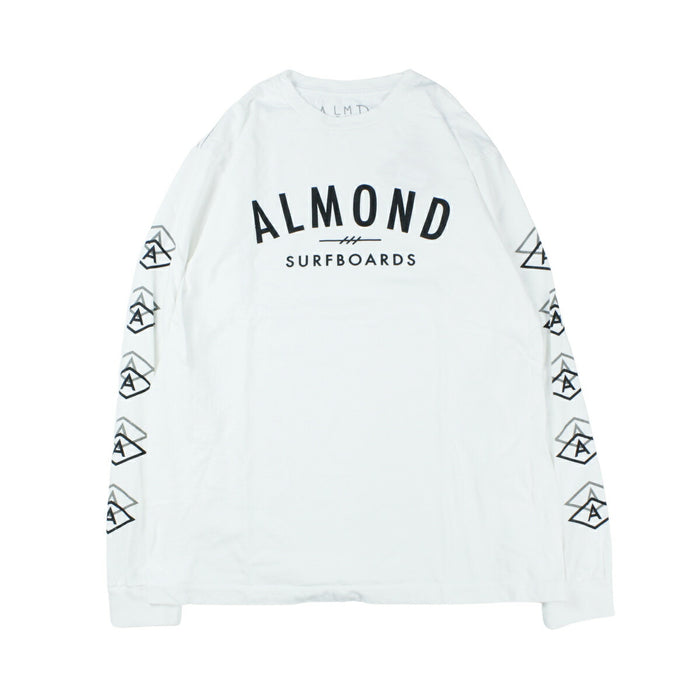 AlmondSurf,アーモンドサーフボードデザイン,長袖Tシャツ,メンズ,レディース