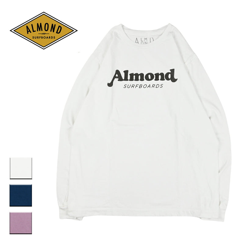 AlmondSurf,アーモンドサーフボードデザイン,長袖Tシャツ,メンズ,レディース