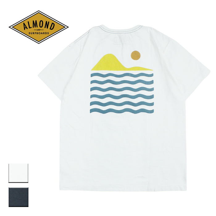 AlmondSurf,アーモンドサーフボードデザイン,Tシャツ,メンズ,レディース