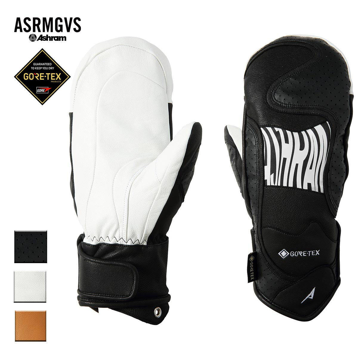 ASHRAM アシュラム ASRM25W08 M.O.L.L.E. モール WHITE スノーボード グローブ ゴアテックス アシュラムグローブ ミトン スノボ アシュラムグローブ スノーボード グローブ Ashram アシュラム 手袋
