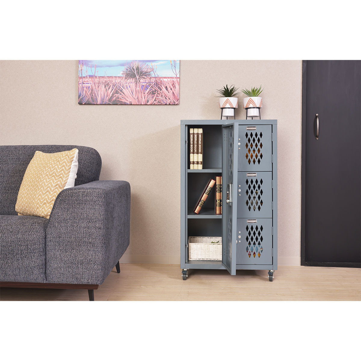 AZUMAYA 東谷 ロック スチールチェスト L – Blueism