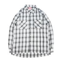 BIG MIKE ビッグマイク Rayon Mix Ombre Check L/S Shirts