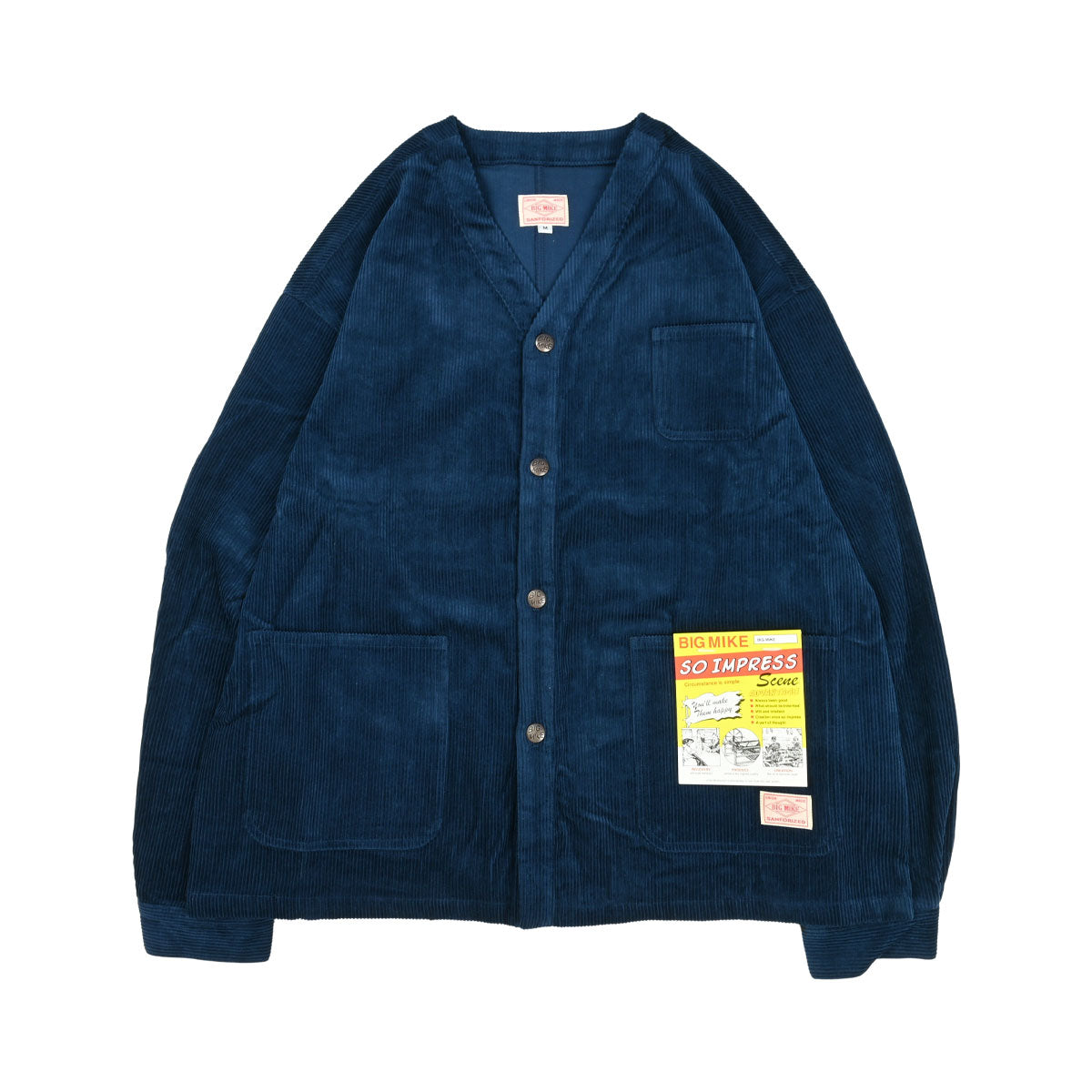 BIG MIKE ビッグマイク Loose Fit Corduroy Jacket – Blueism