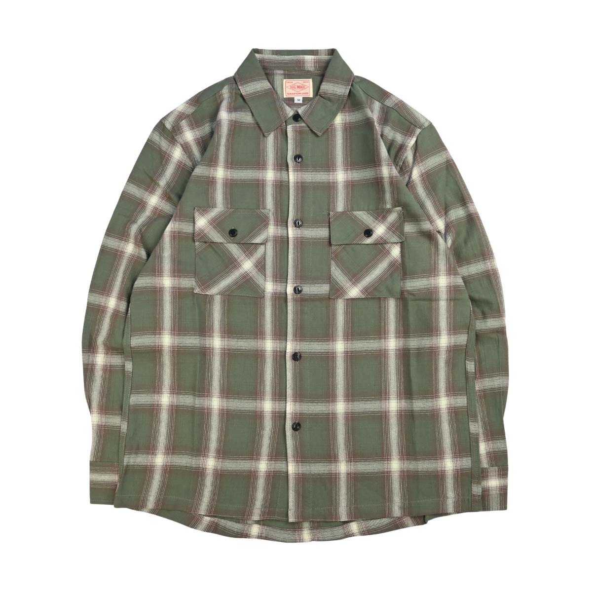 BIGMIKE,ビッグマイク,フランネルシャツ,メンズ