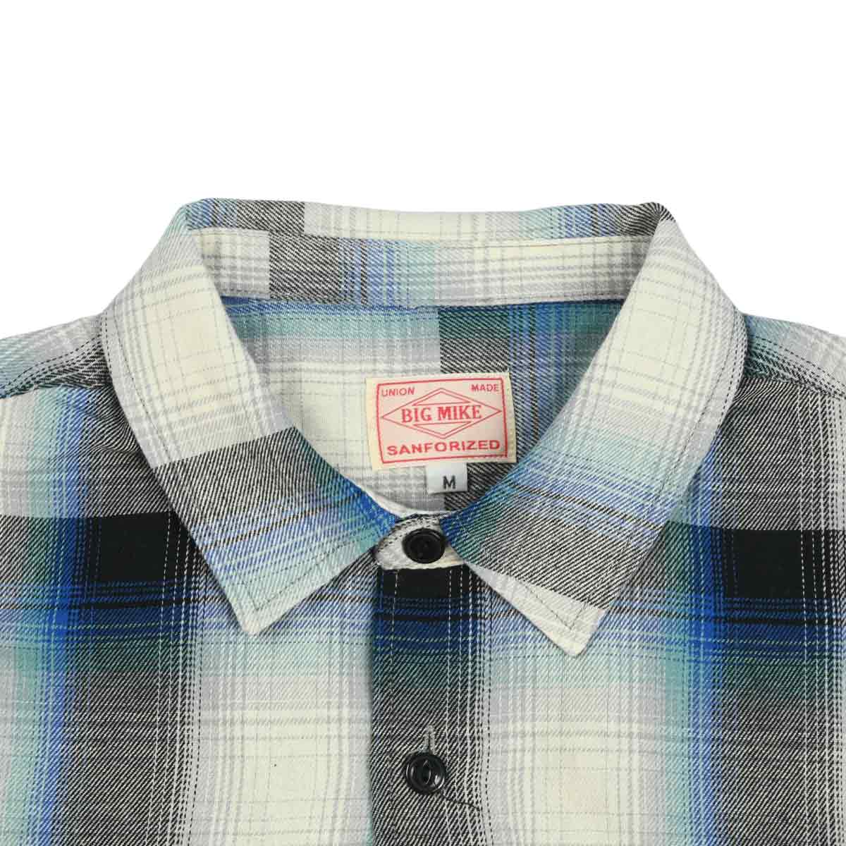 BIGMIKE,ビッグマイク,フランネルシャツ,メンズ