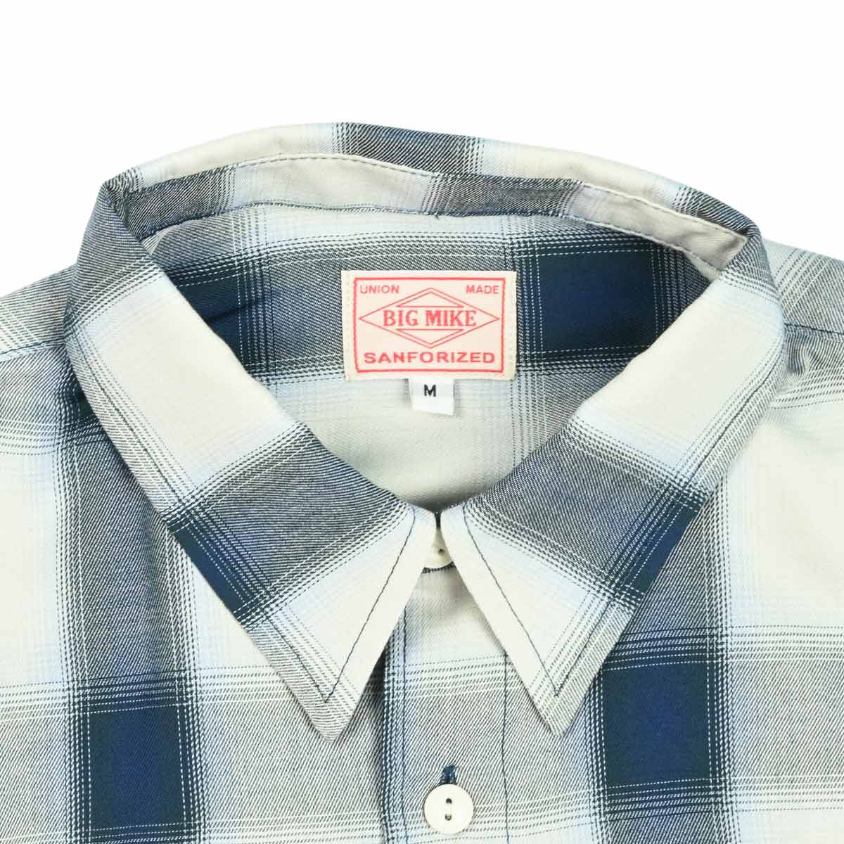 BIGMIKE,ビッグマイク,ワークシャツ,メンズ