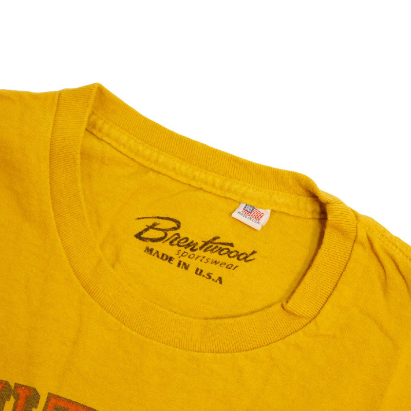 BrentwoodブレントウッドNO.85Tシャツ[YELLOW]アメリカ製USAメンズレディースユニセックス