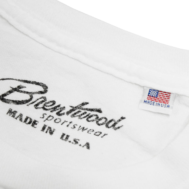 BrentwoodブレントウッドATHLETICSTシャツ[WHITE]アメリカ製USAメンズレディースユニセックス