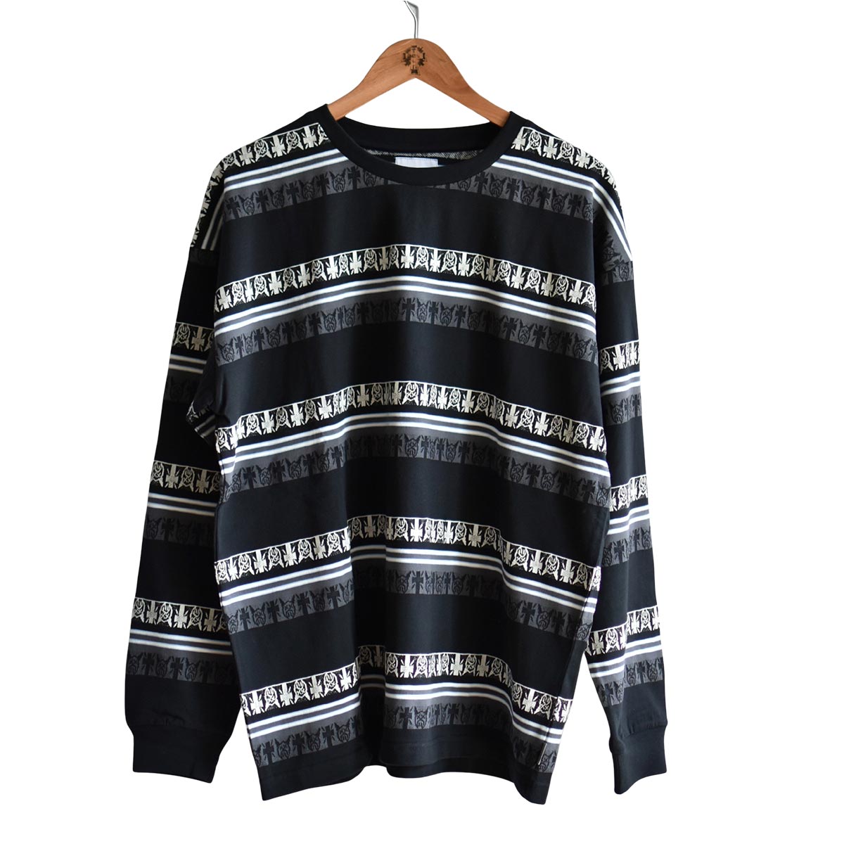 DOGTOWN ドッグタウン DT JACQUARD BORDER LS TEE – Blueism