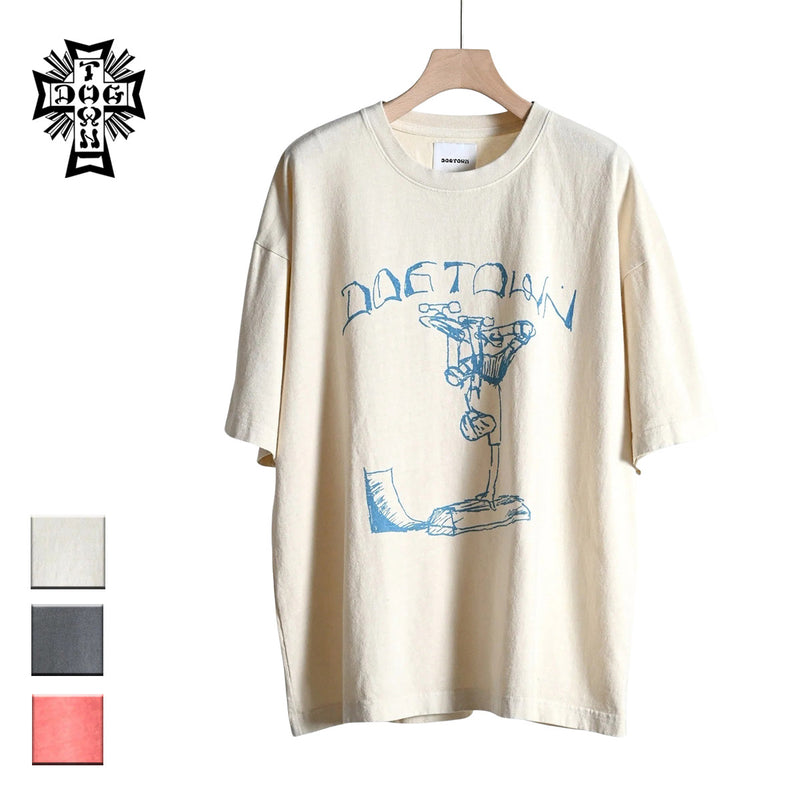 DOGTOWN ドッグタウン Pigmented GONZ print T-shirt – Blueism