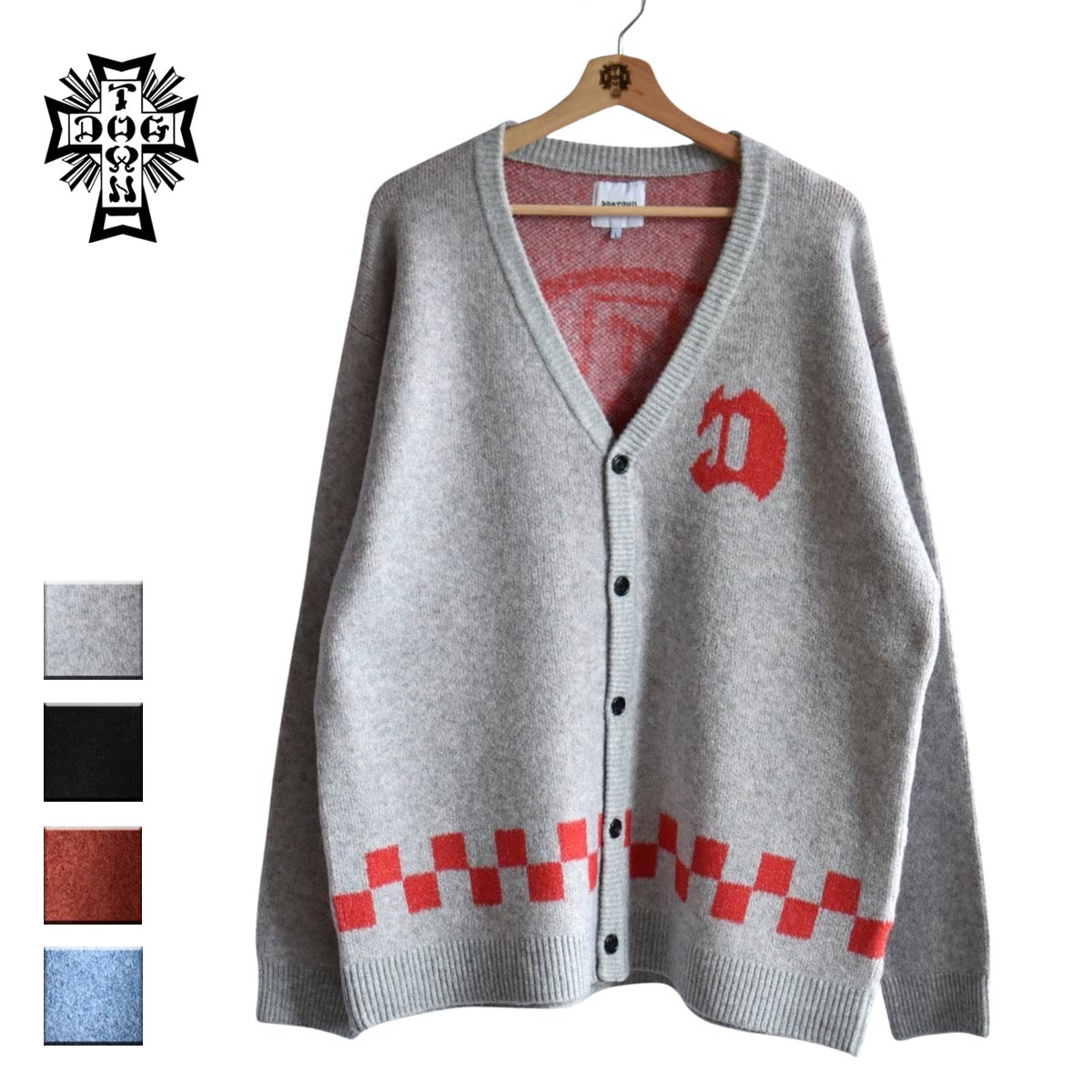 DOGTOWN,ドッグタウン,カーディガン,メンズ,レディース