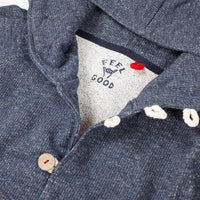 スウェットパーカーカーディガンメンズFEELGOODmelangesweathoodedcardigan4カラーカーディガンパーカーfeelsoeasyfeelsoeasyフィールソーイージーネイビーブラックグレーレッドTS-005