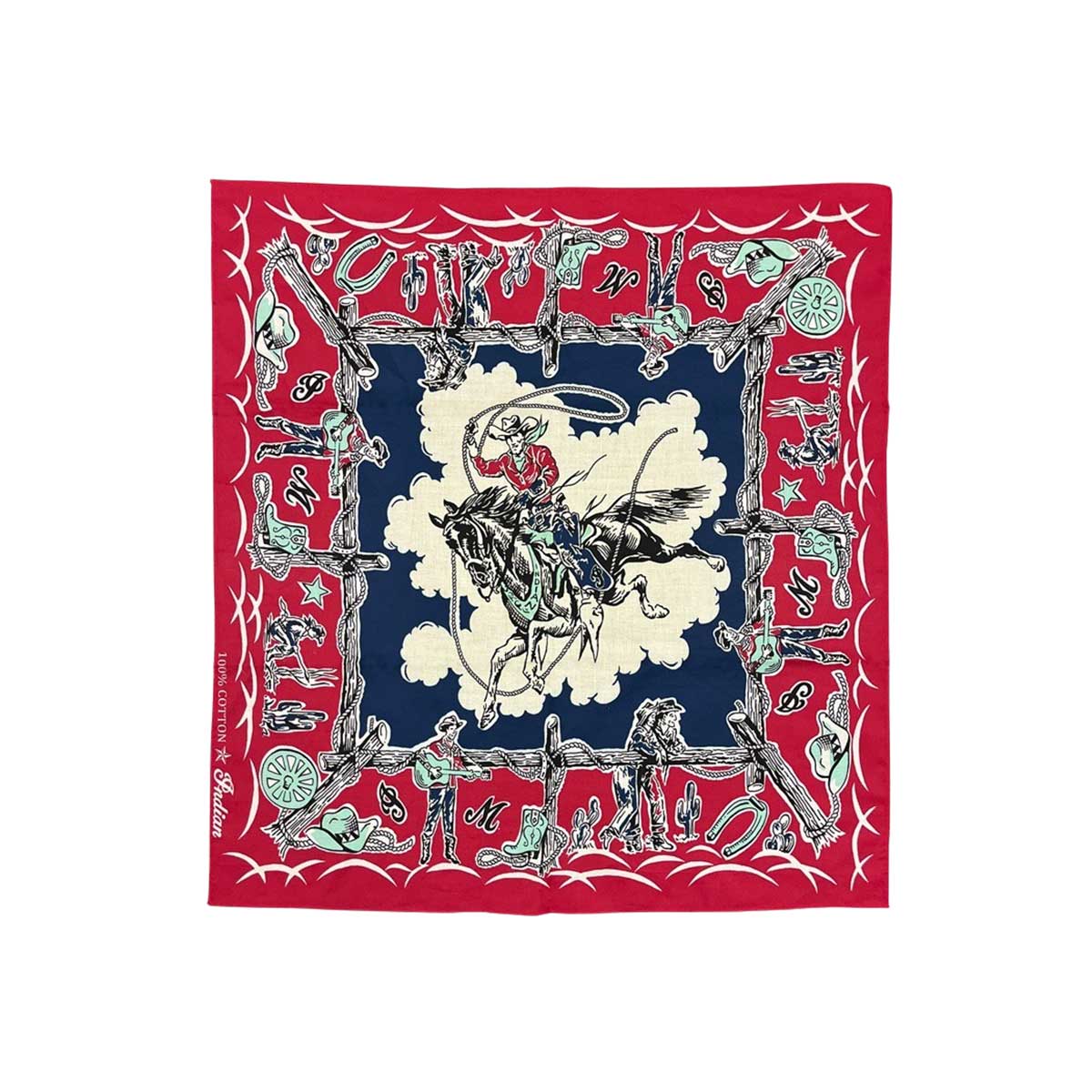 Indian インディアン BANDANA SCARF COWBOY – Blueism
