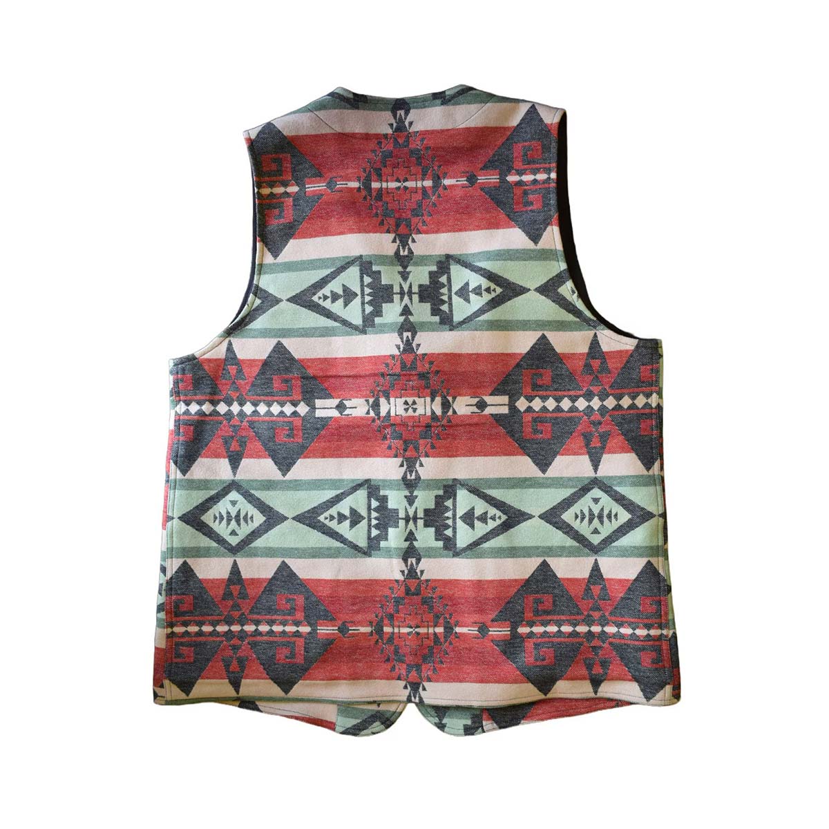 Indian インディアン NAVAJO JACQUARD WORK VEST – Blueism
