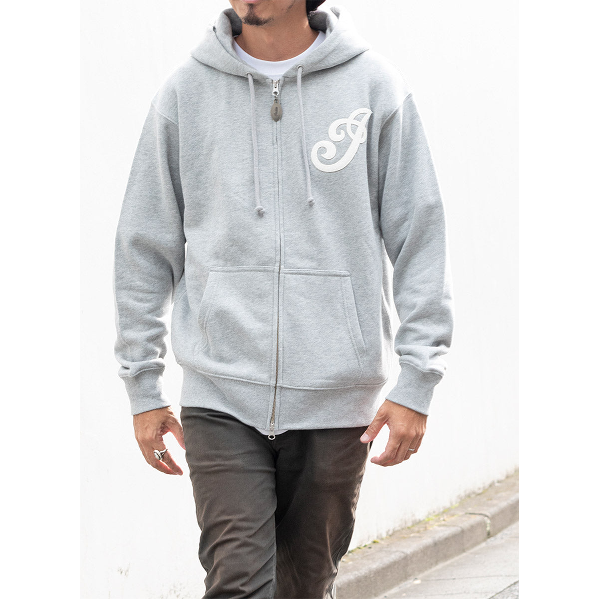 Indian インディアン Heavy weight zip hoodie – Blueism