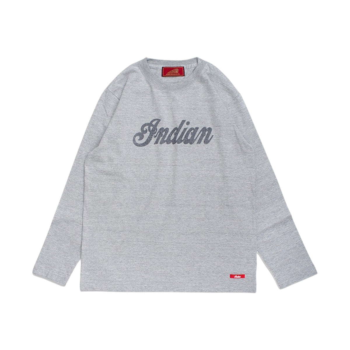 Indian インディアン Basic L/S tee logo – Blueism