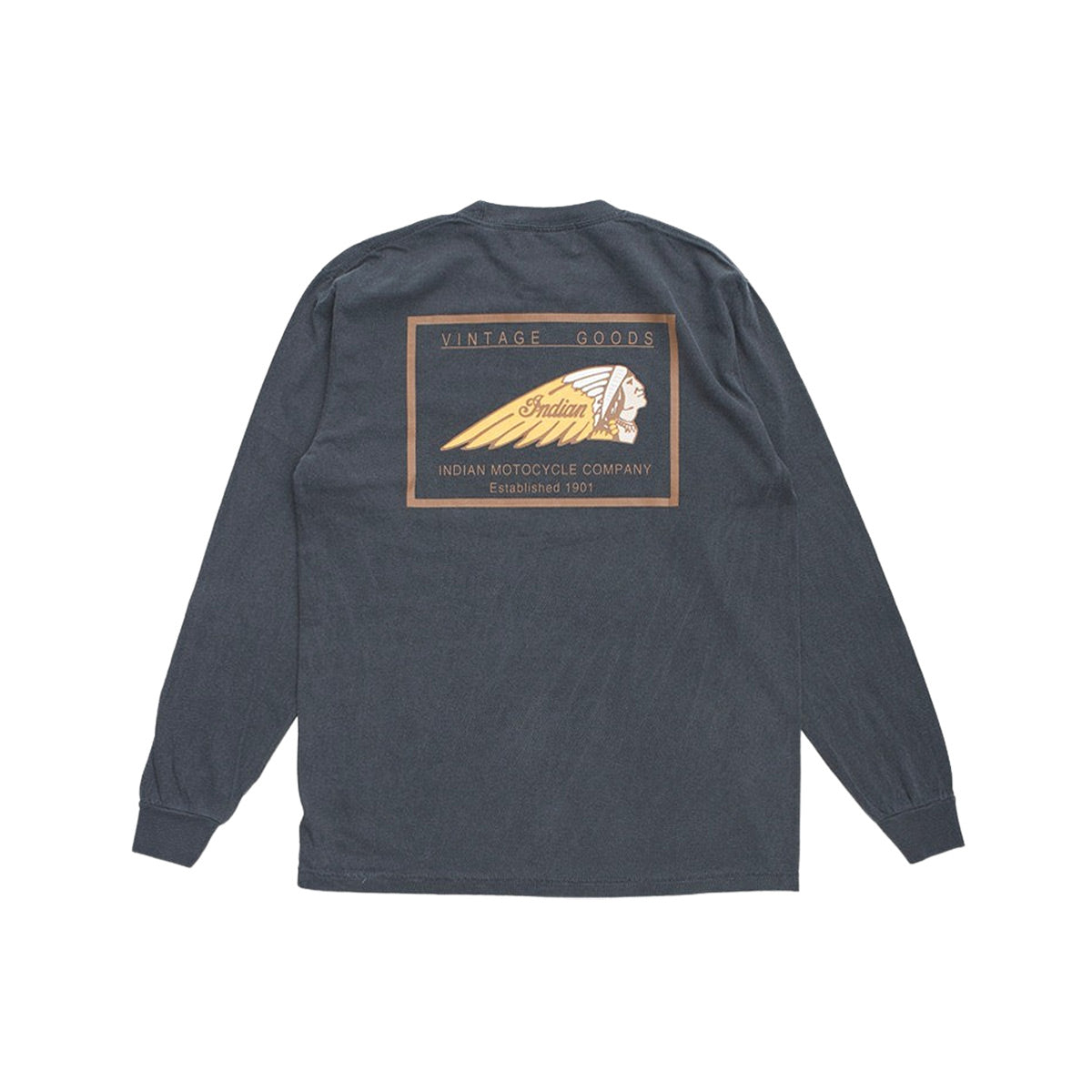 Indian インディアン garment die L/S T-shirt VINTAGE GOODS – Blueism
