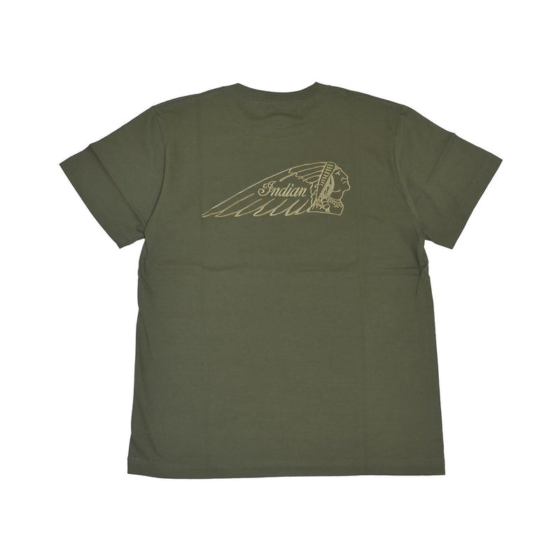 Indian インディアン Indian Basic S/S T-shirt Big Headmark