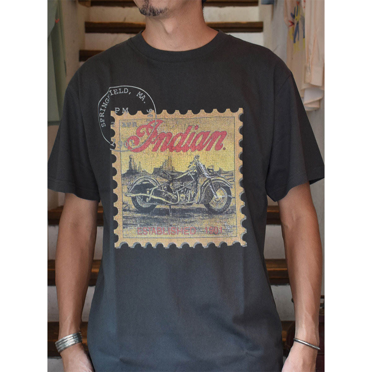 Indian インディアン VINTAGE TEE STAMP – Blueism Indian インディアン VINTAGE TEE STAMP – Blueism
