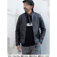 Indian インディアン Sheep Skin Single Riders Jacket