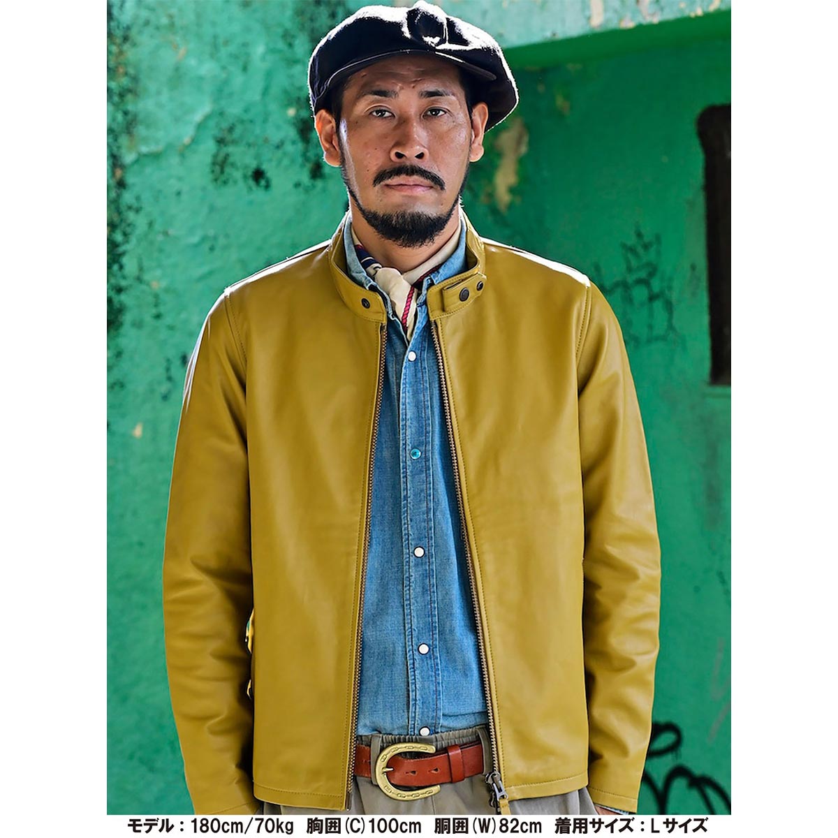 Indian インディアン Sheep Skin Single Riders Jacket – Blueism