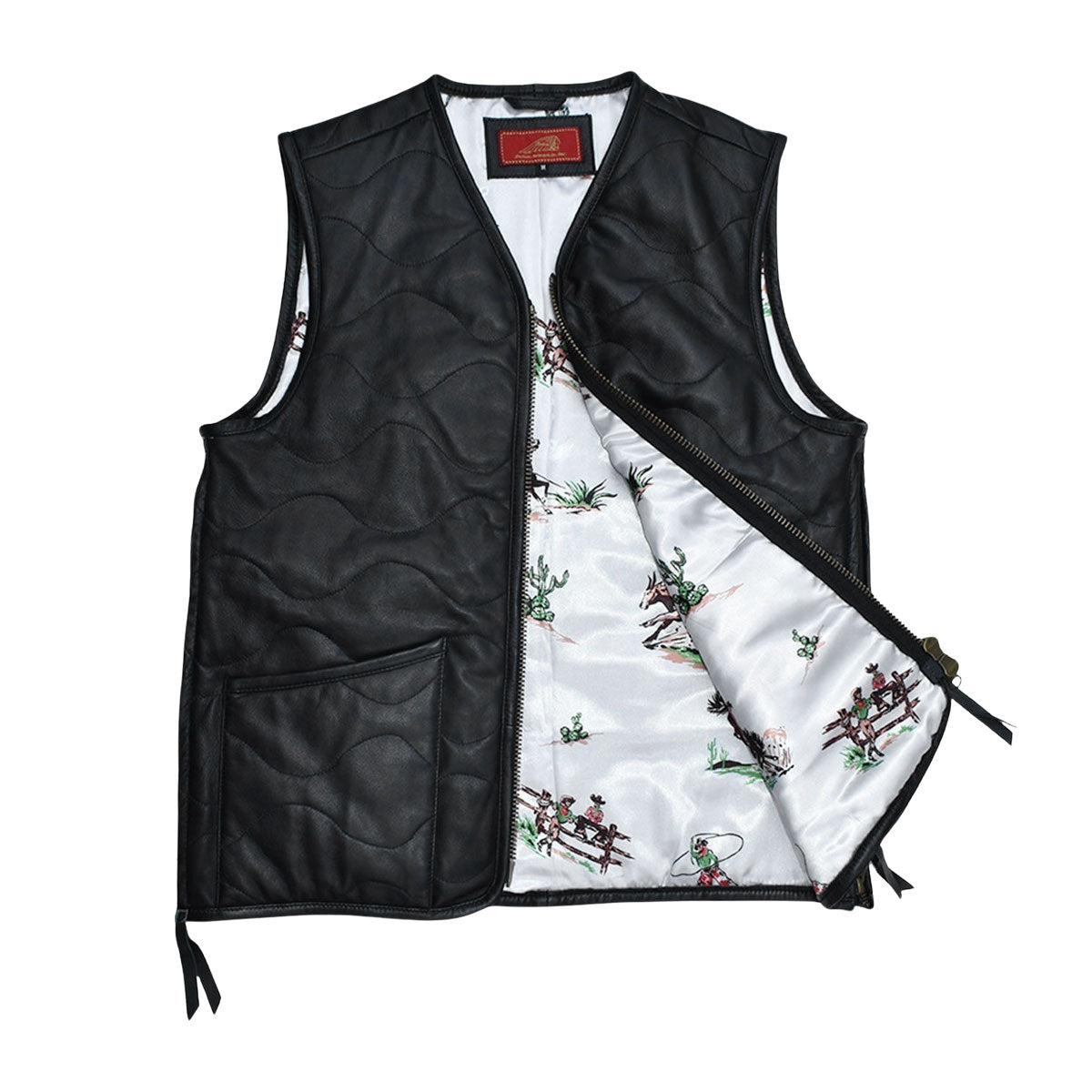 Indian,インディアン,レザーベスト,メンズ,レディース