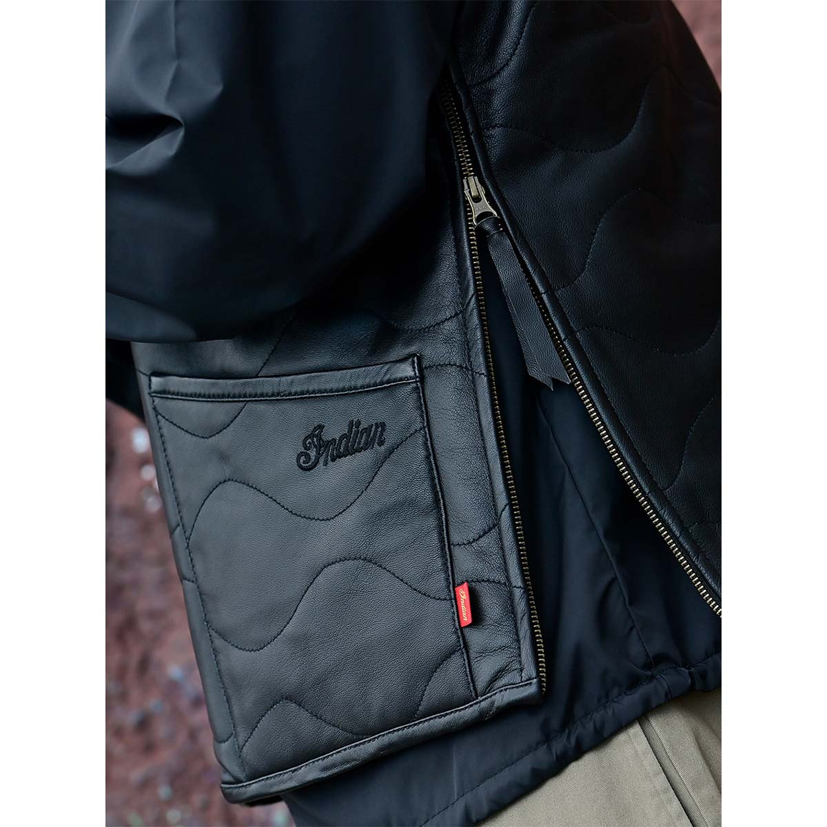 Indian,インディアン,レザーベスト,メンズ,レディース