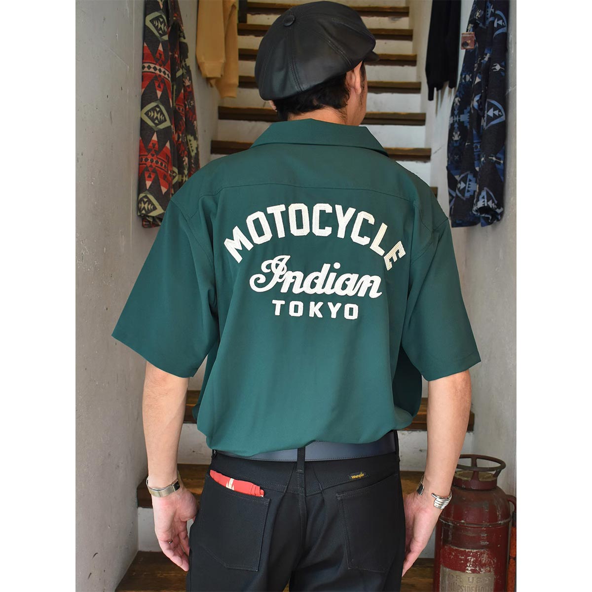Indian,インディアン,半袖シャツ,メンズ,レディース