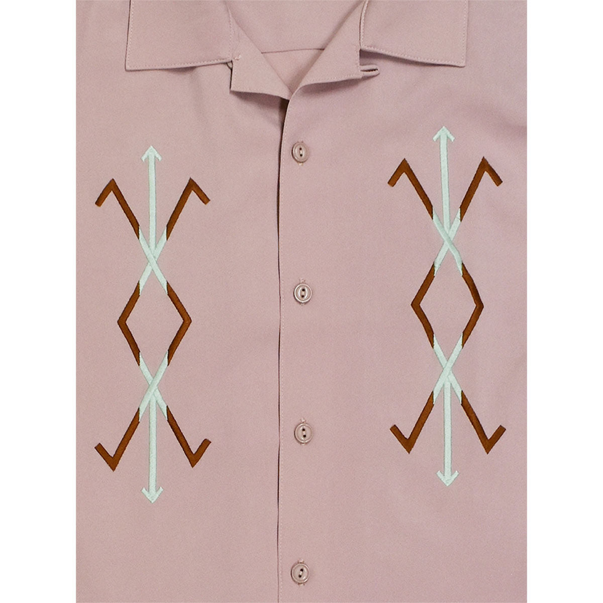 Indian インディアン Open Collar L/S Shirt Chimayo – Blueism