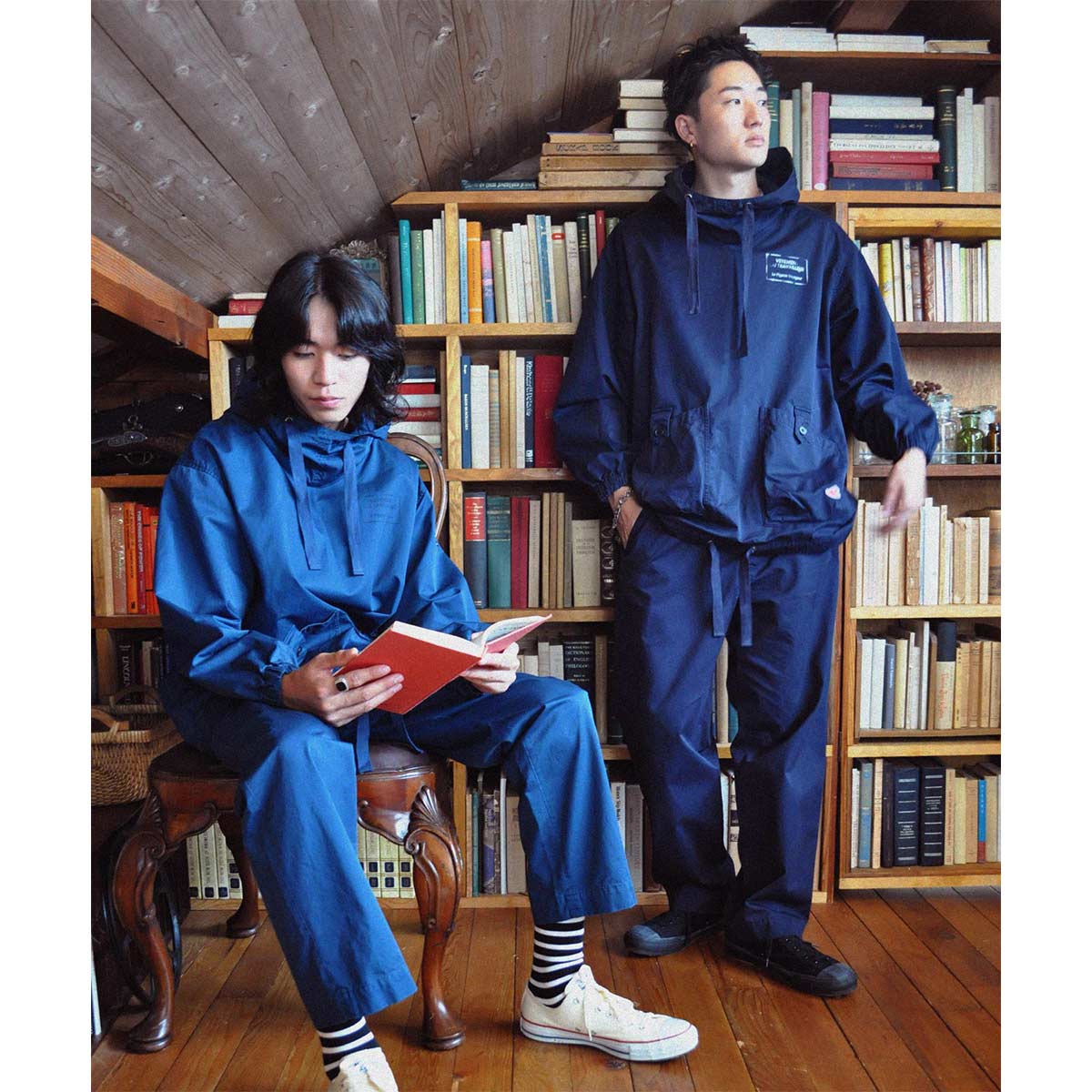 Le Pigeon Voyageur ル ピジョン ヴォワイヤジュール HOOD SMOCK – Blueism