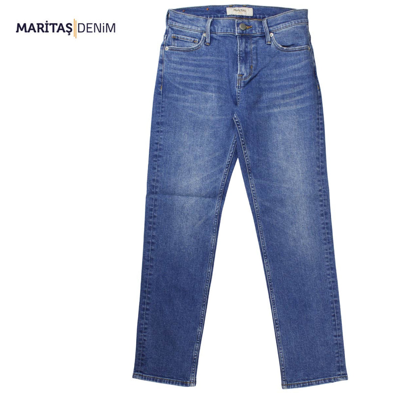 マリタスデニム,MARITASDENIM,スリムストレートパンツ,レディース