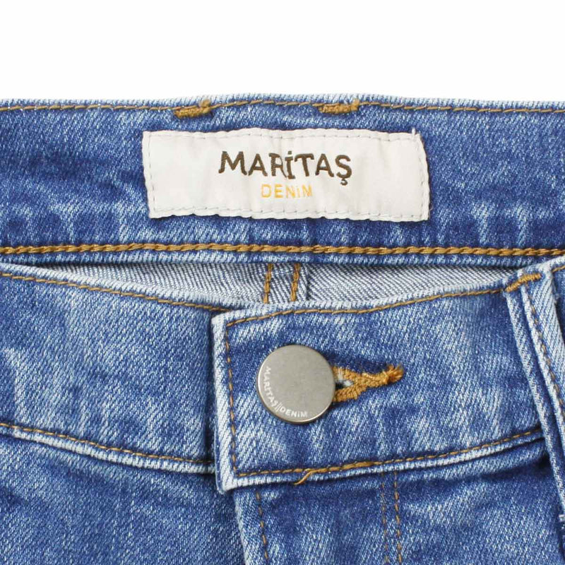 マリタスデニム,MARITASDENIM,スリムストレートパンツ,レディース