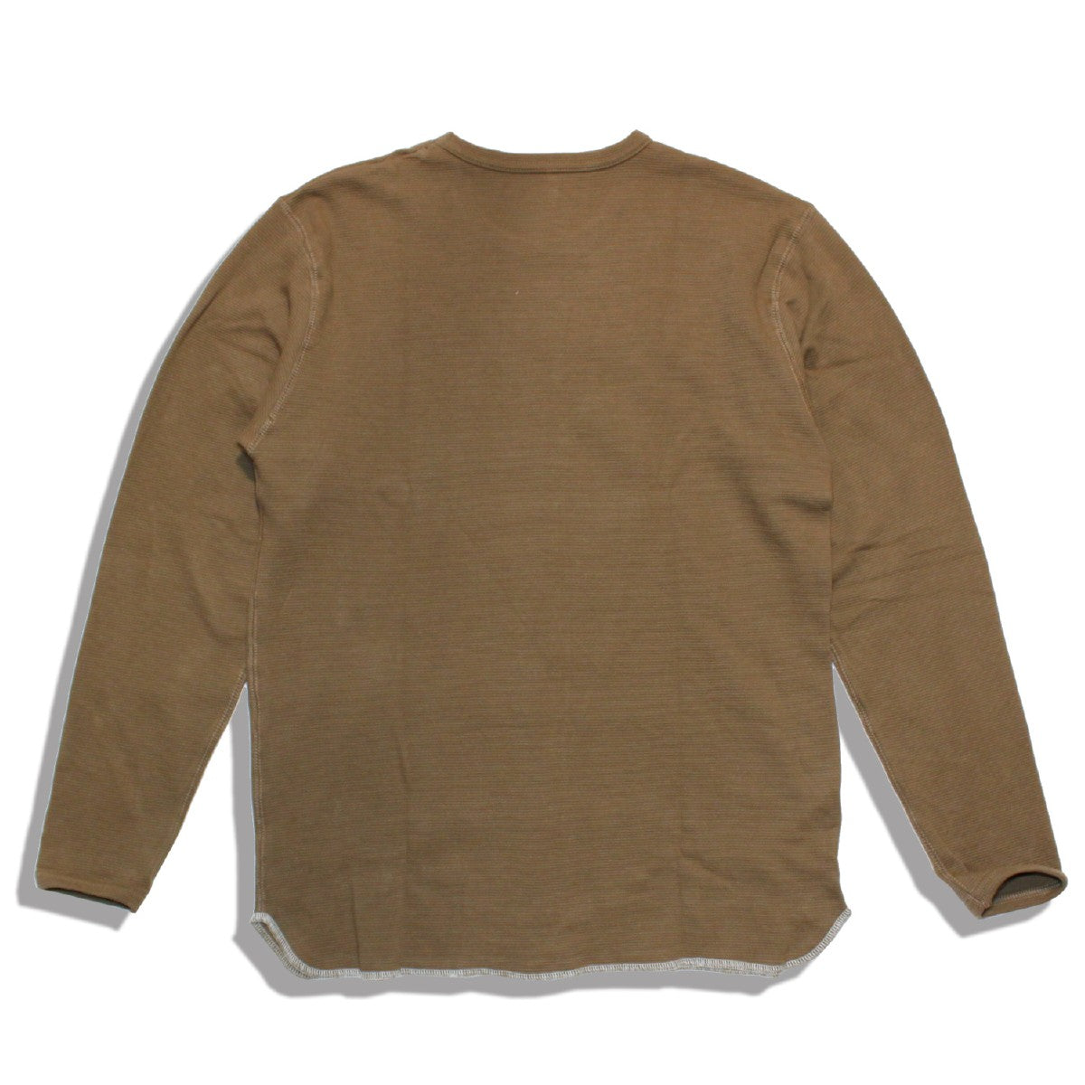 オーガニックコットンヘンリーネックサーマルメンズOrganicCottonEcologyStandardripplehenley4カラー長袖TシャツfeelsoeasyfeelsoeasyフィールソーイージーOR-002