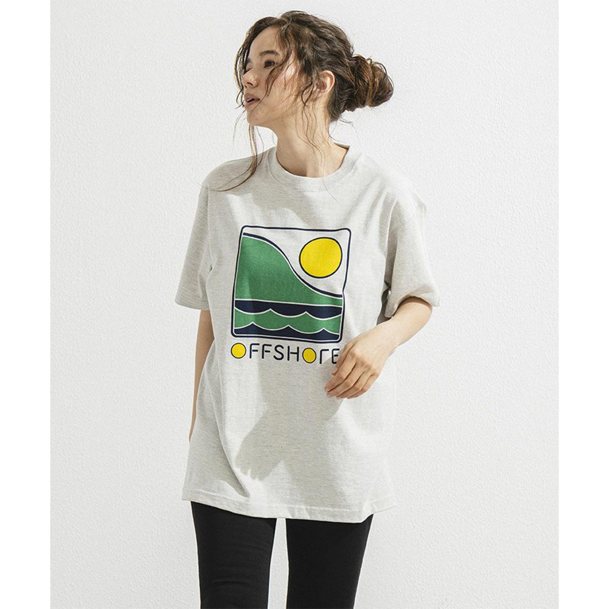 offshoreオフショア コレクション ロゴtシャツ