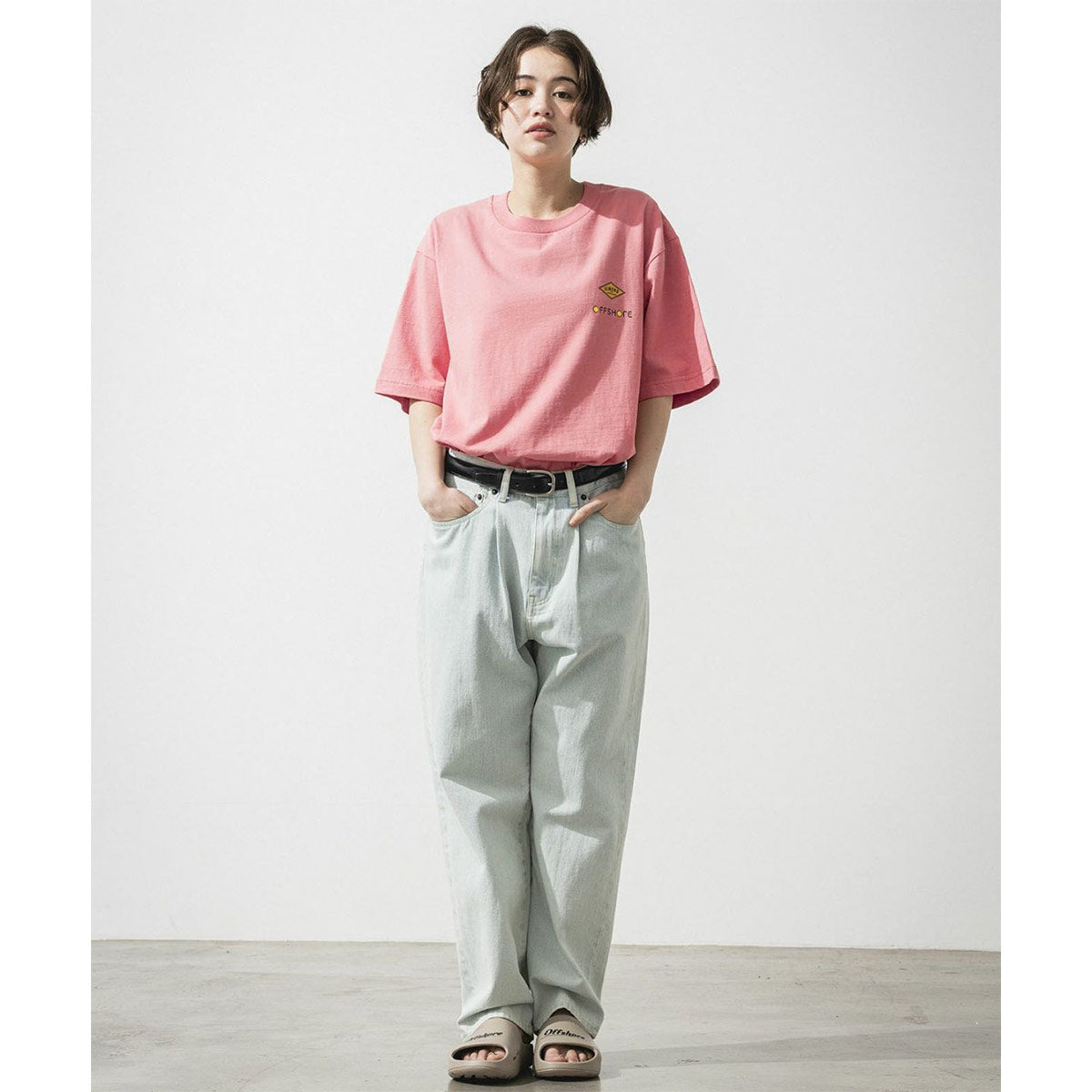 OFFSHORE,オフショア,ALMOND,アーモンド,半袖Tシャツ,メンズ,レディース