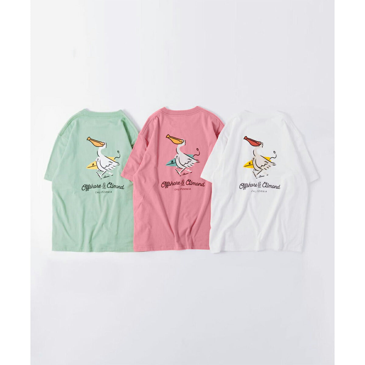OFFSHORE,オフショア,ALMOND,アーモンド,半袖Tシャツ,メンズ,レディース