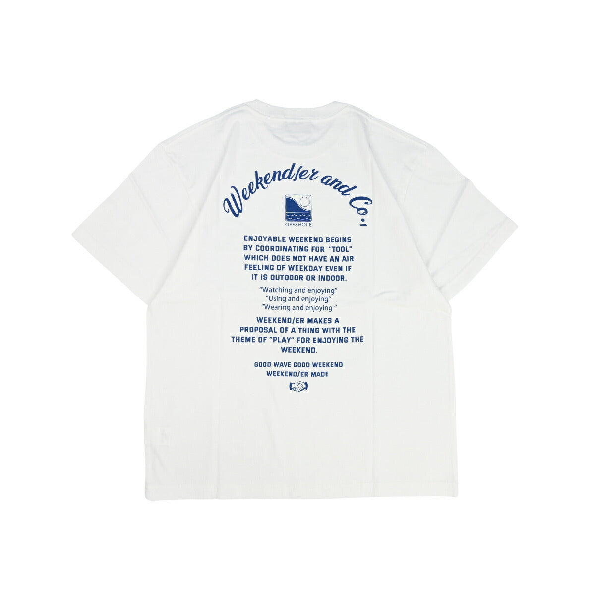 OFFSHOREXWEEKEND(ER),オフショアXウィークエンダー,Tシャツ,メンズ,レディース