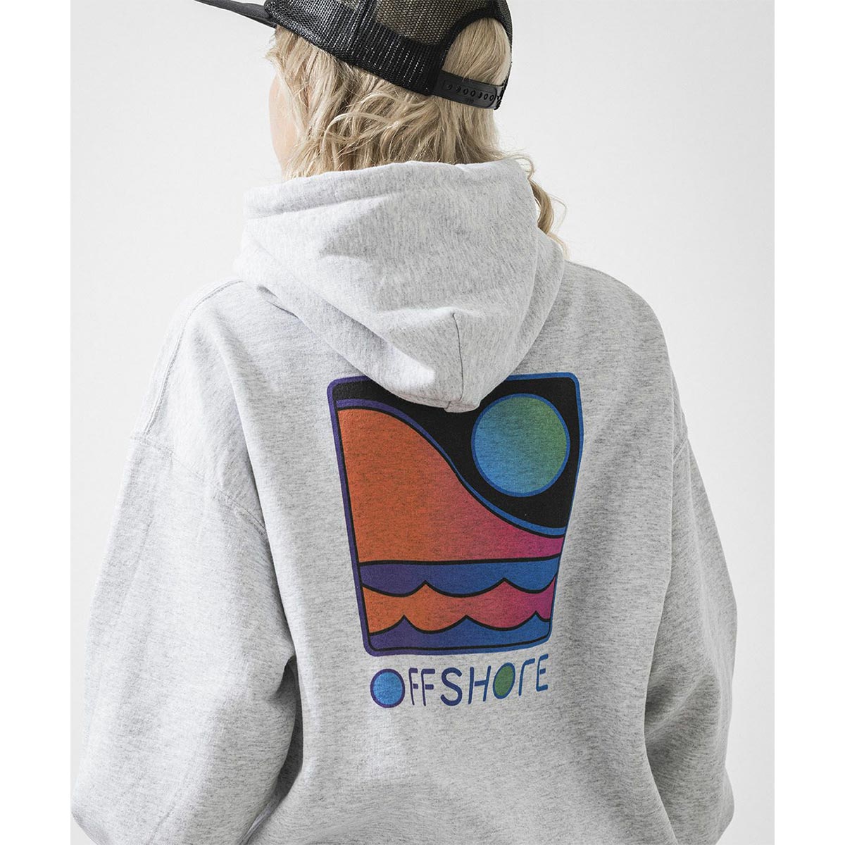 OFFSHORE オフショア DST GRADATION LOGO HOODIE